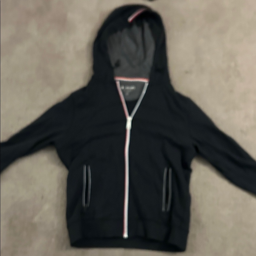 Four Laps Men's Black Zip-Up Hoodie